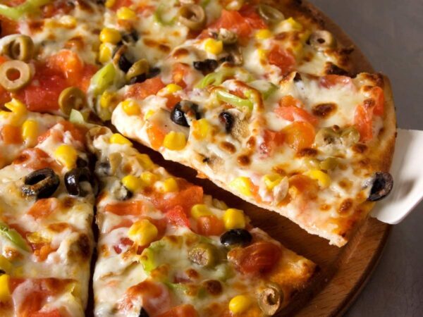 golden corn pizza