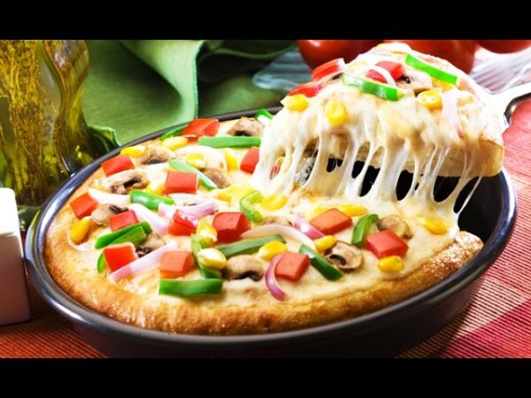 veg. cheese pizza