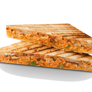 aloo matar toast sandwich